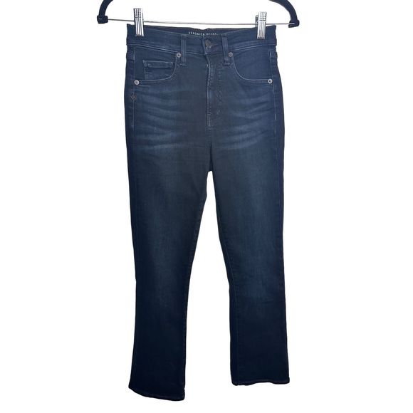 Veronica Beard Carly Kick Flare Dark Wash High Rise Jeans Denim Sz 25 0 Women's - Picture 3 of 7